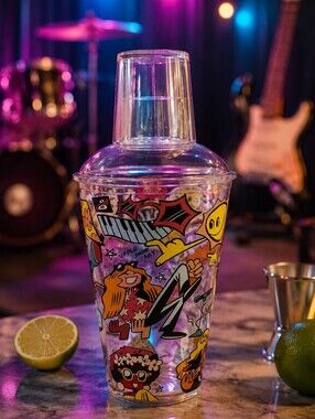 Upper Hand Art Live Nation Concert Cocktail Shaker Music Souvenir Barware